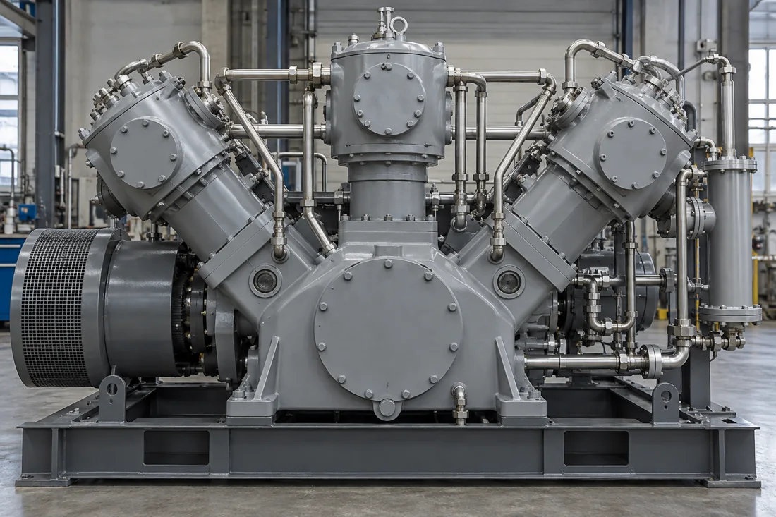 Water-cooled air compressors — illustrative image